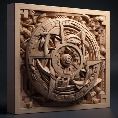 Patterns and decorations stl Geometry C 1 3d model